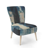 Deep Woods II Indigo Country Charm Accent Chair