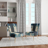 Deep Woods II Indigo Country Charm Accent Chair