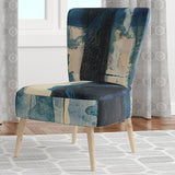 Deep Woods II Indigo Country Charm Accent Chair