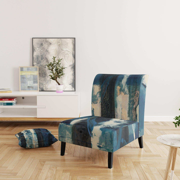 Deep Woods II Indigo Country Charm Accent Chair