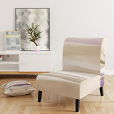 Shape of Glam Purple I Shabby Chic Accent Chair