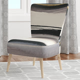 Gold Watercolor Amethyst I Modern Accent Chair