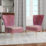 Shabby Pink Under the Trees Shabby Chic Accent Chair