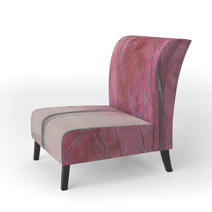 Shabby Pink Under the Trees Shabby Chic Accent Chair