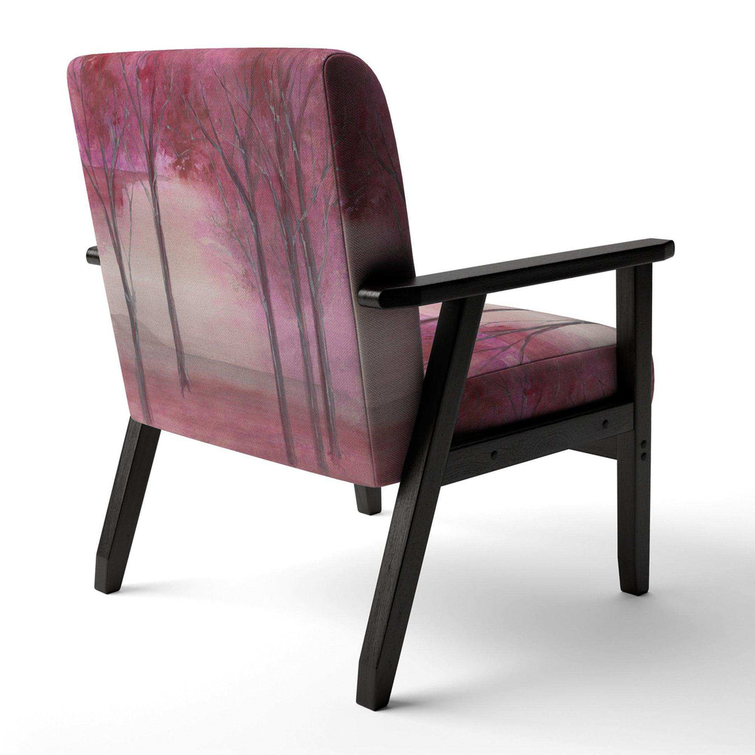 Shabby Pink Under the Trees Shabby Chic Accent Chair