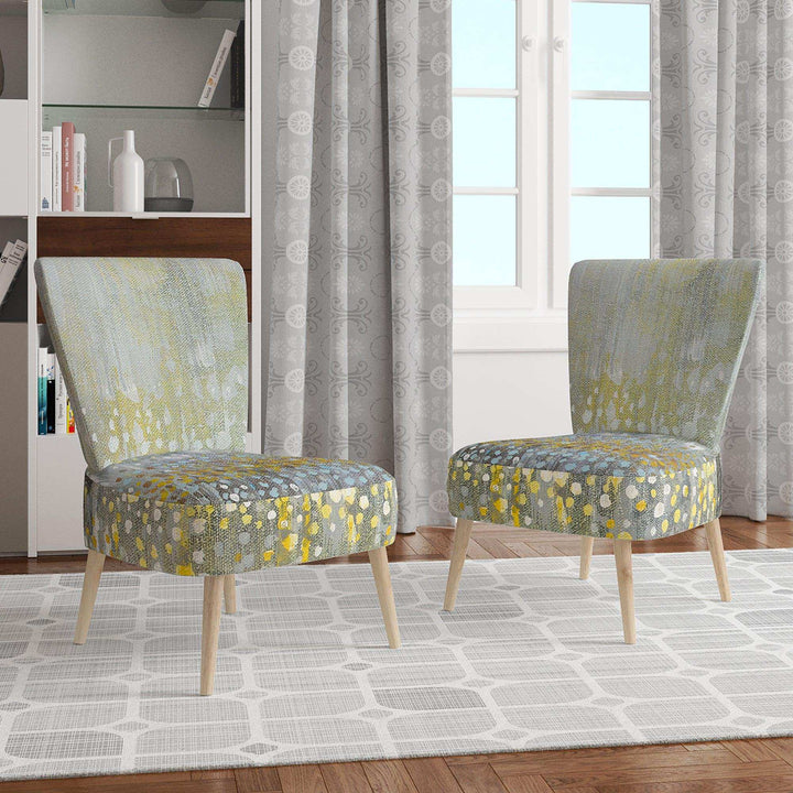 Glam Rain Abstract III Modern Accent Chair