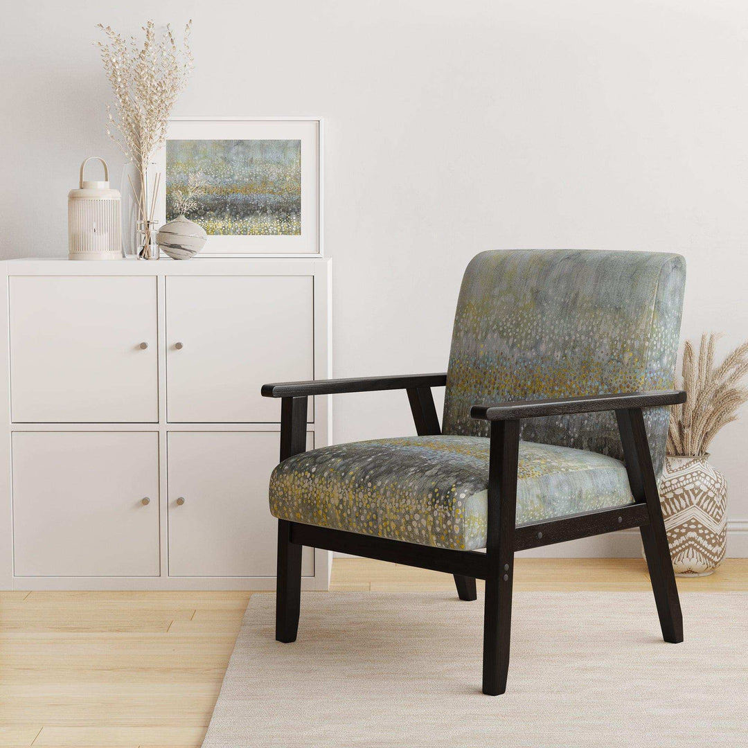Glam Rain Abstract III Modern Accent Chair