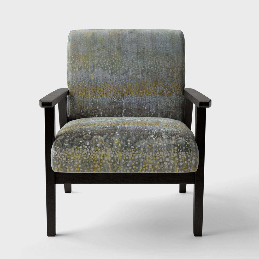Glam Rain Abstract III Modern Accent Chair