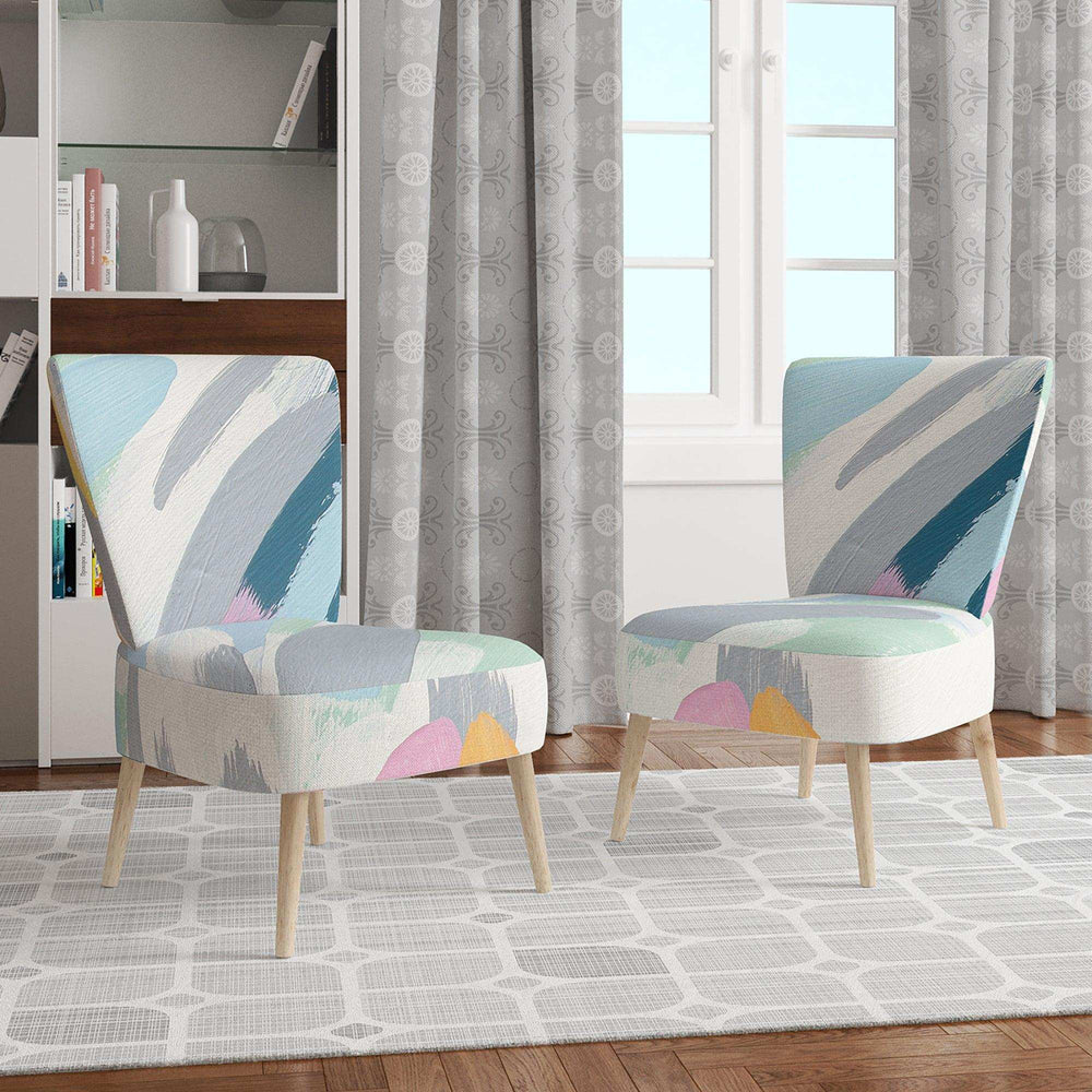 Geometric Vortex II Modern Accent Chair