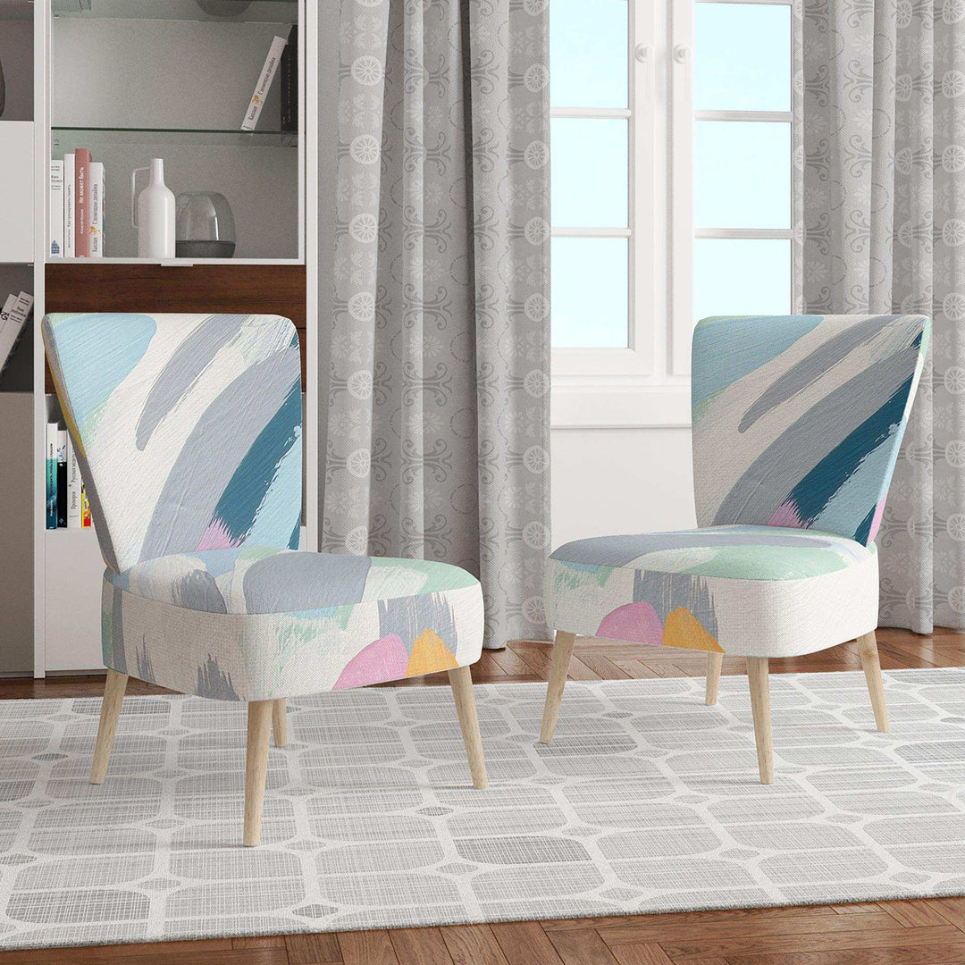Geometric Vortex II Modern Accent Chair