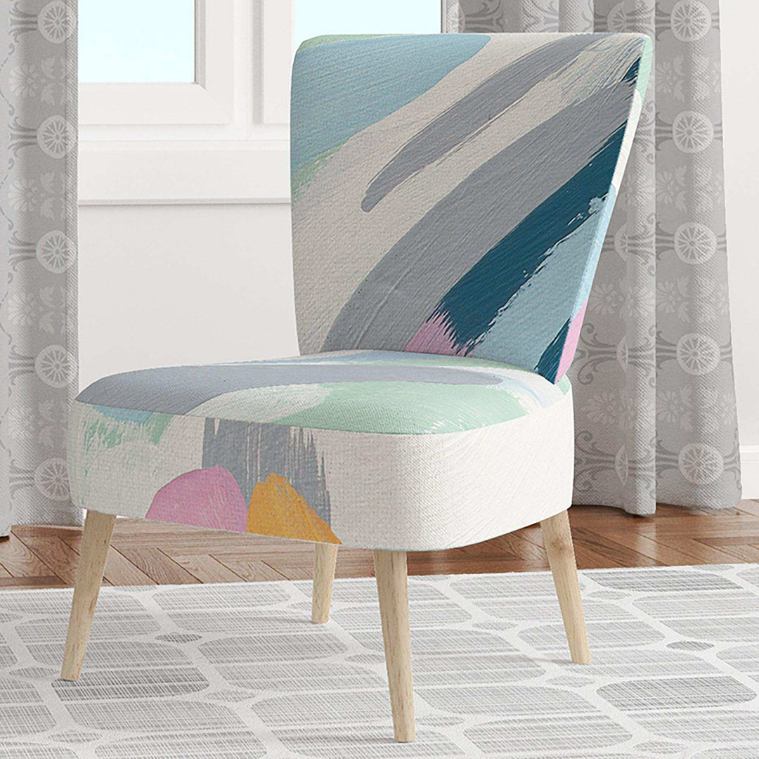 Geometric Vortex II Modern Accent Chair