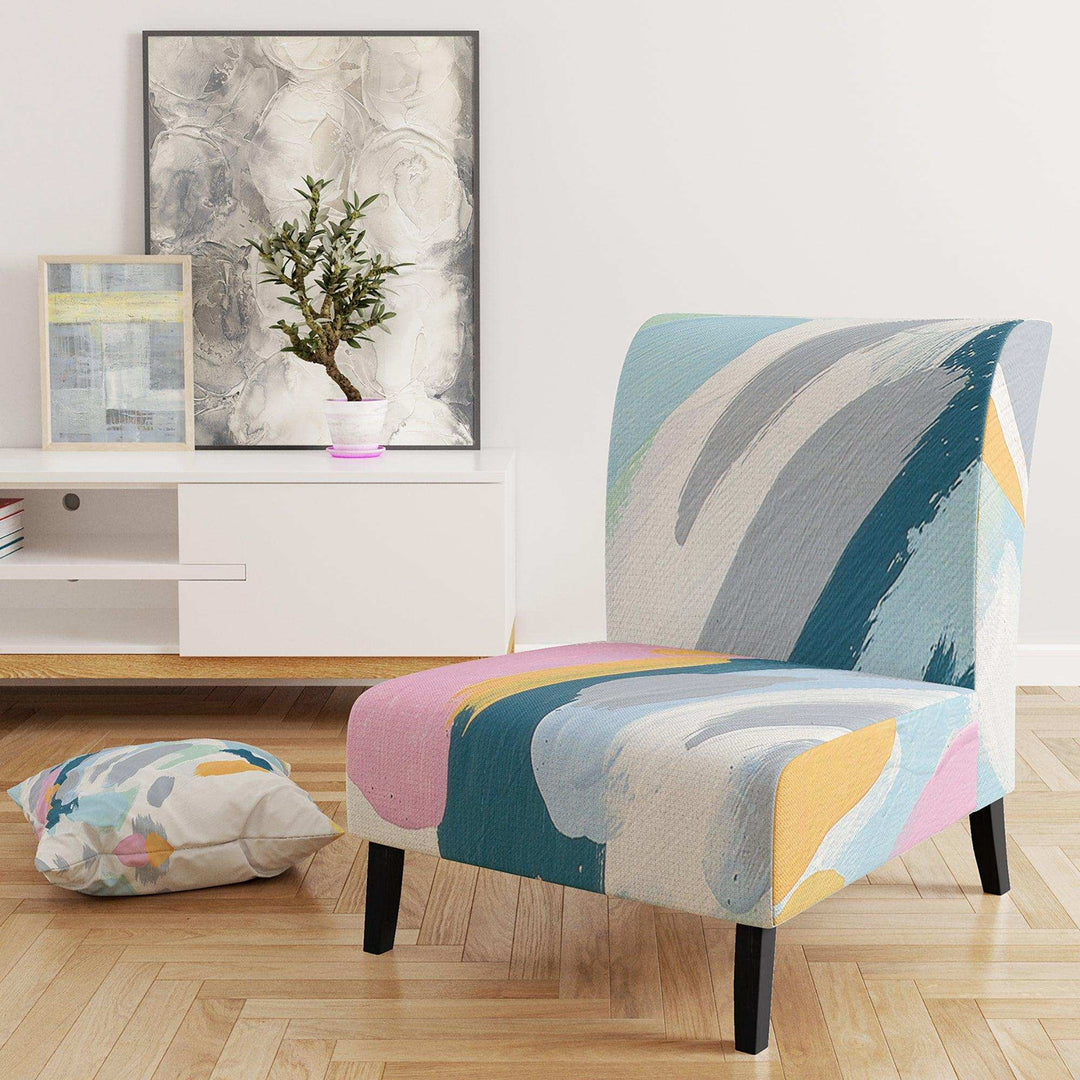 Geometric Vortex II Modern Accent Chair
