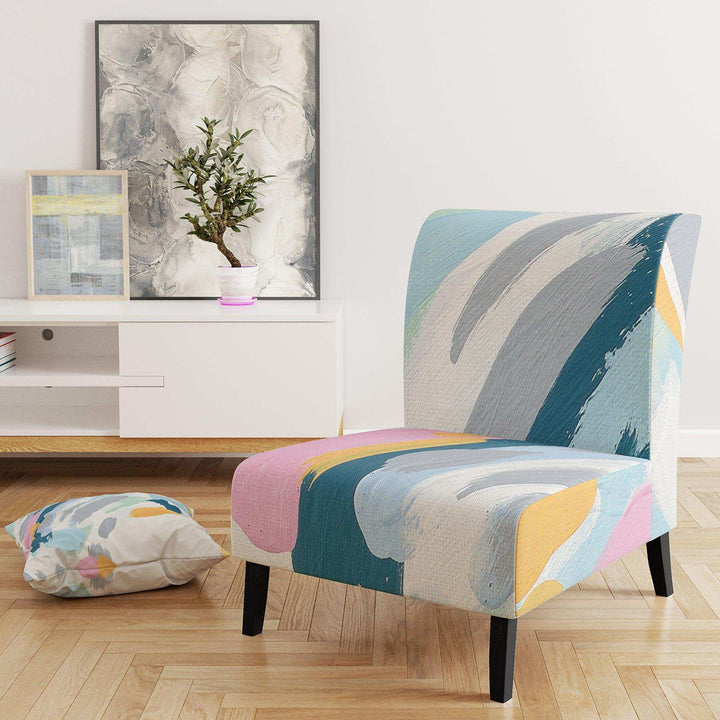 Geometric Vortex II Modern Accent Chair