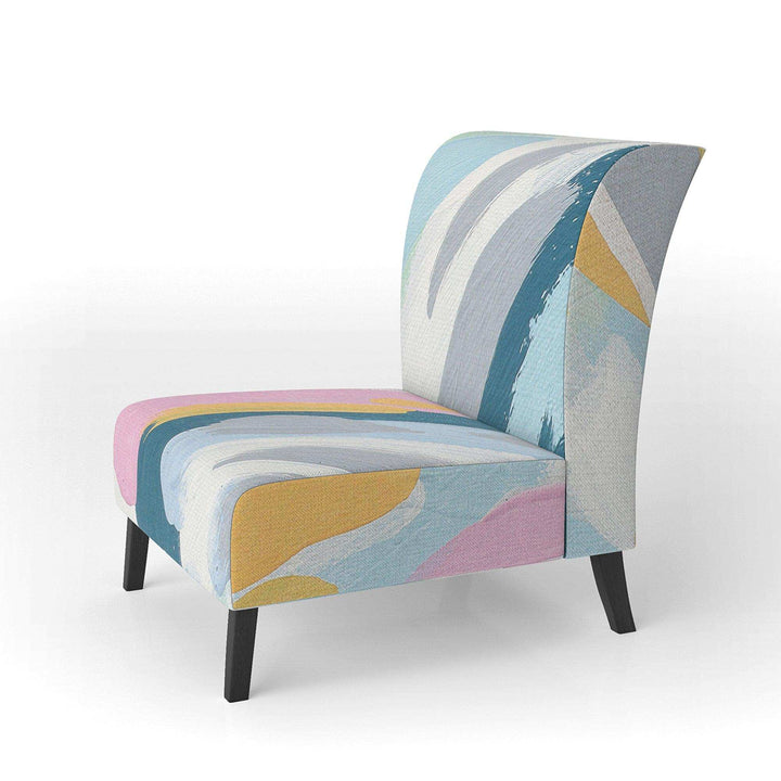Geometric Vortex II Modern Accent Chair