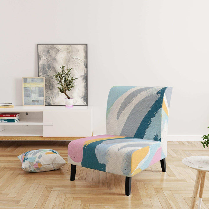 Geometric Vortex II Modern Accent Chair