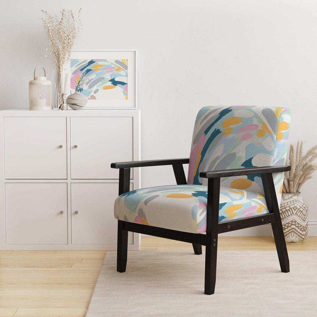 Geometric Vortex II Modern Accent Chair