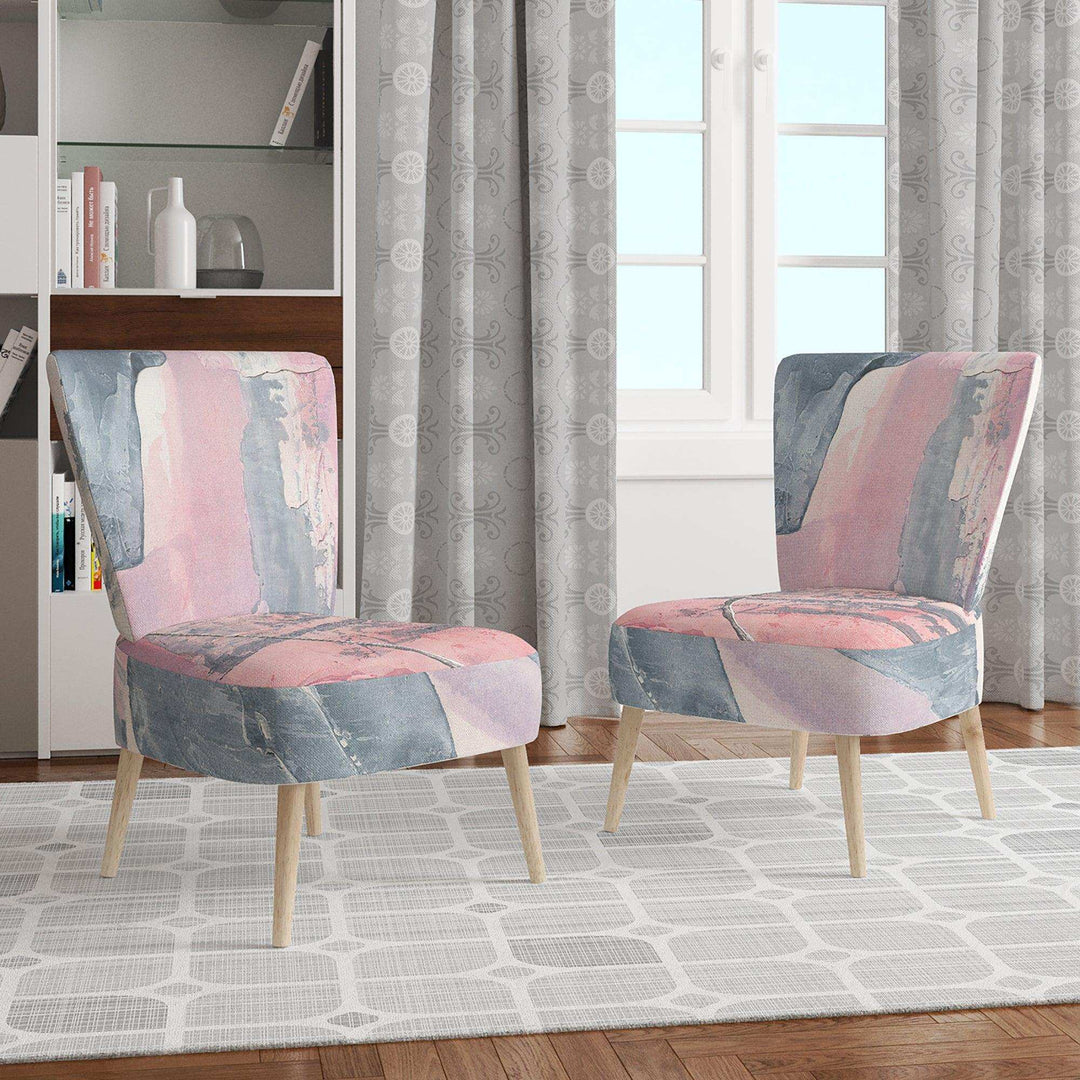 Durty Shabby Pink Blush I Shabby Chic Accent Chair