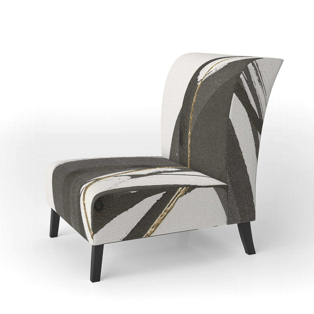 Gold Glamour Circle IV Glam Accent Chair