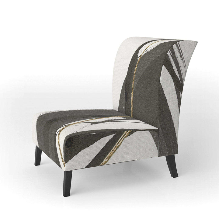 Gold Glamour Circle IV Glam Accent Chair