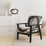 Gold Glamour Circle IV Glam Accent Chair