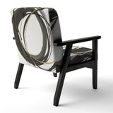 Gold Glamour Circle IV Glam Accent Chair