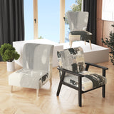 Glam Dancing shape I Modern Accent Chair