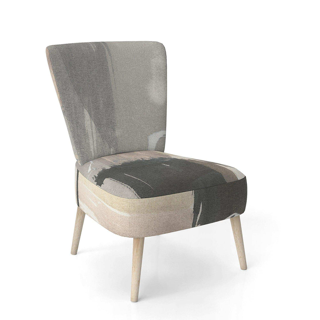 Glam Dancing shape I Modern Accent Chair