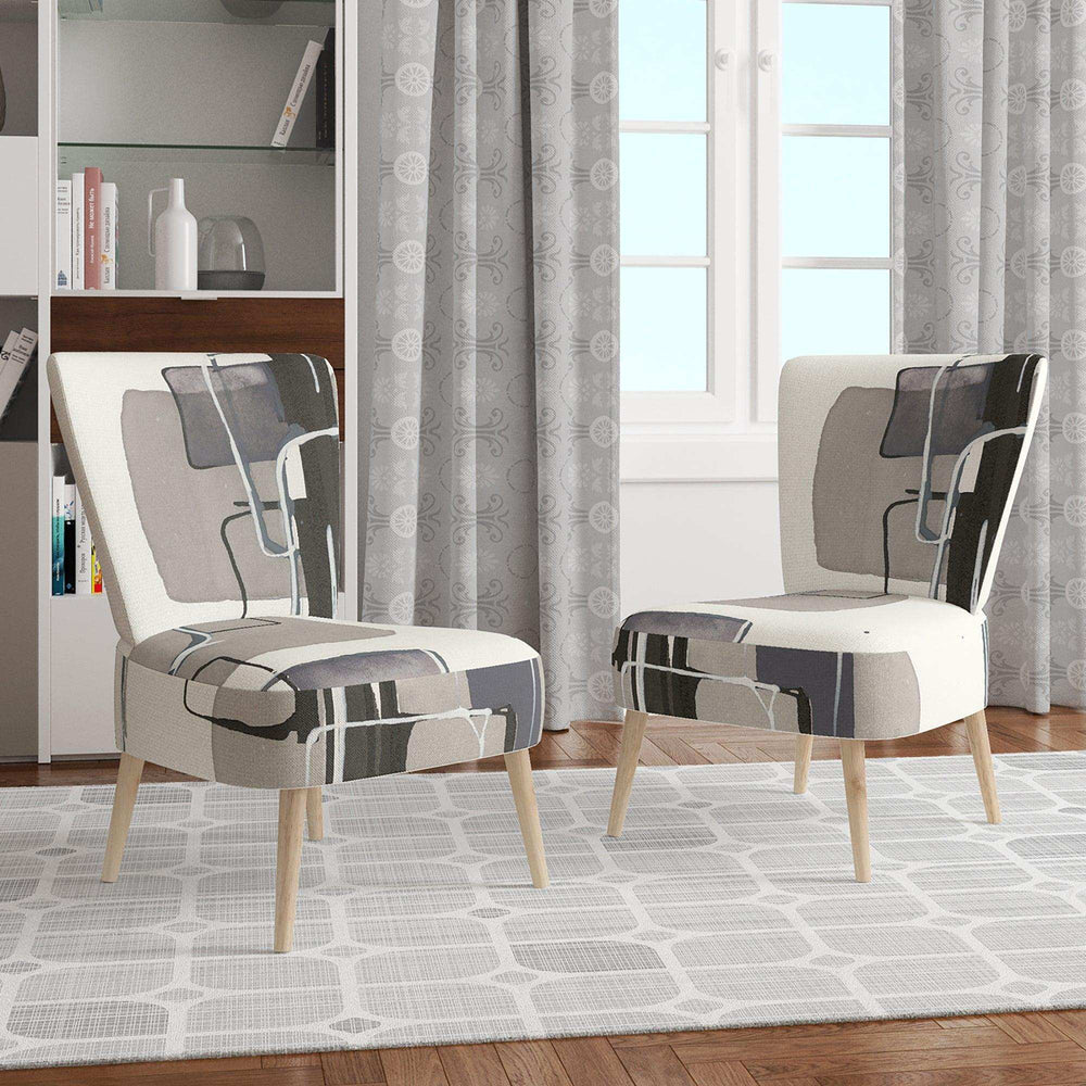 Glam Dancing shape IV Modern Accent Chair