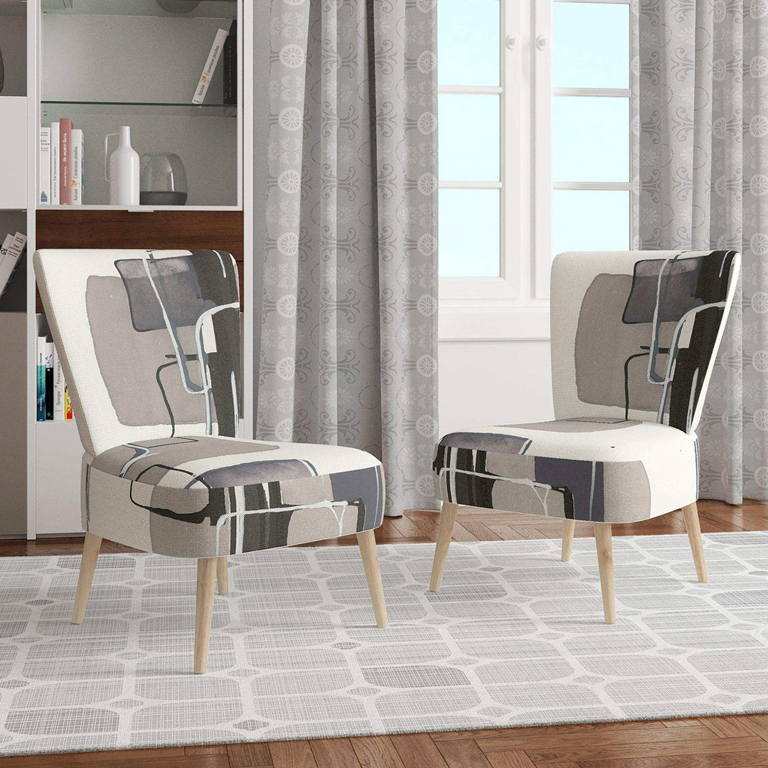 Glam Dancing shape IV Modern Accent Chair