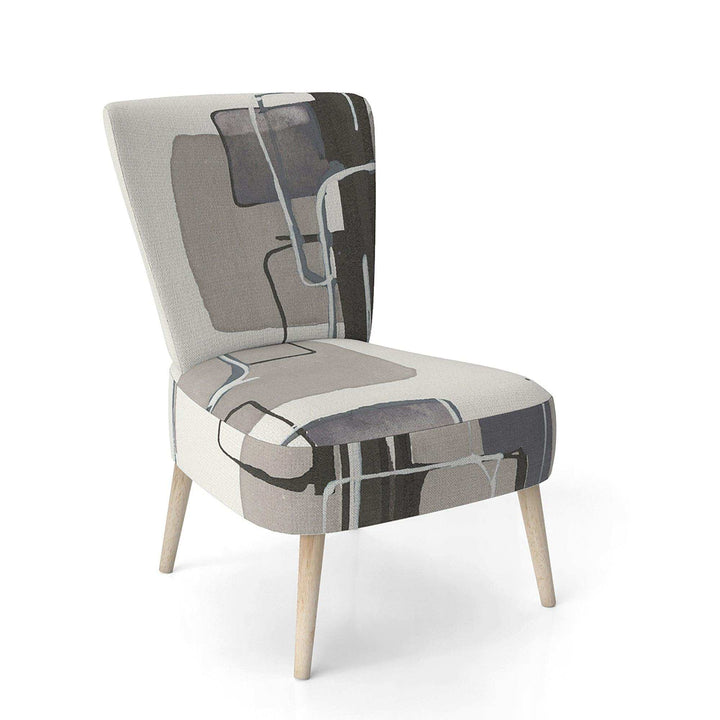 Glam Dancing shape IV Modern Accent Chair