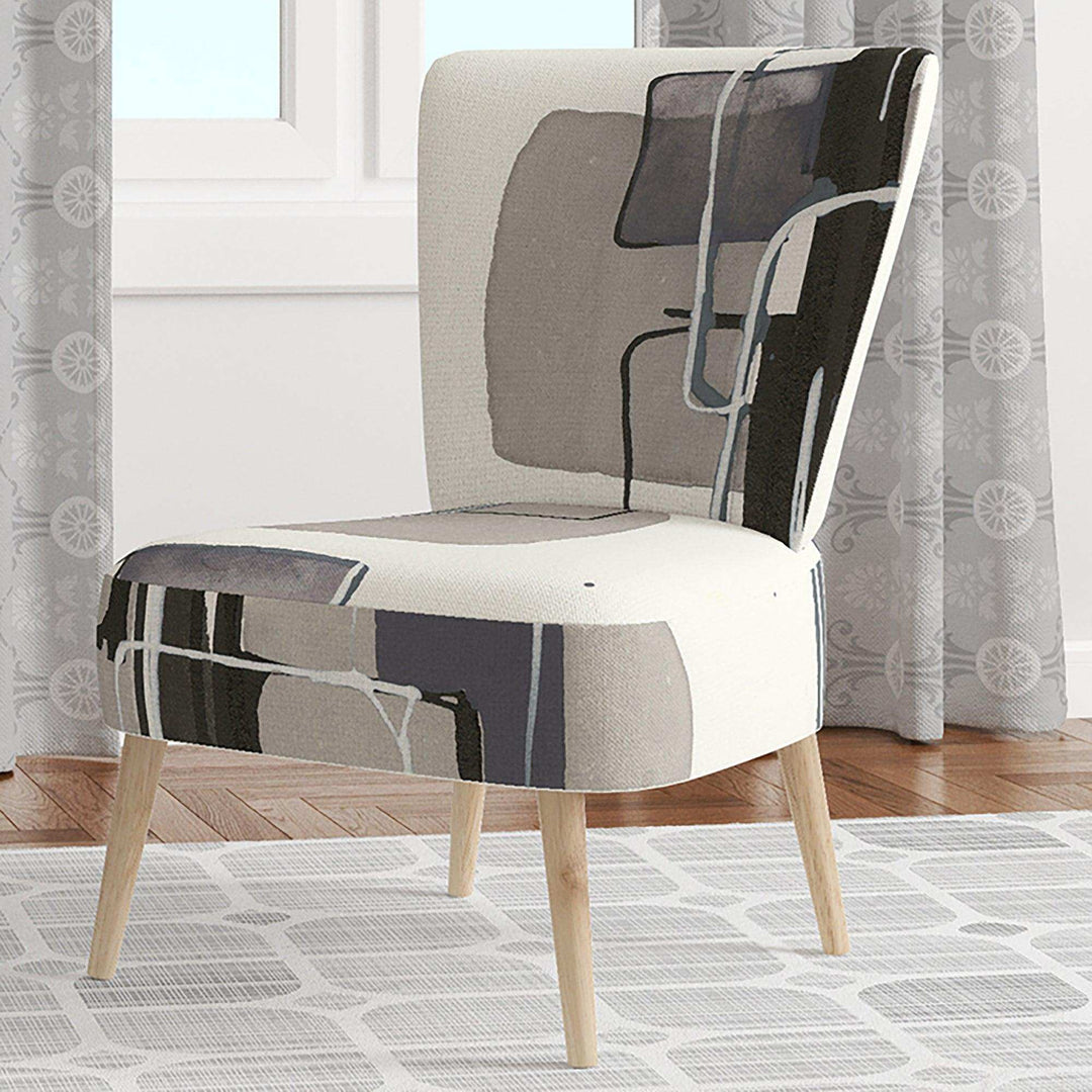 Glam Dancing shape IV Modern Accent Chair