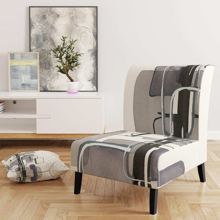Glam Dancing shape IV Modern Accent Chair