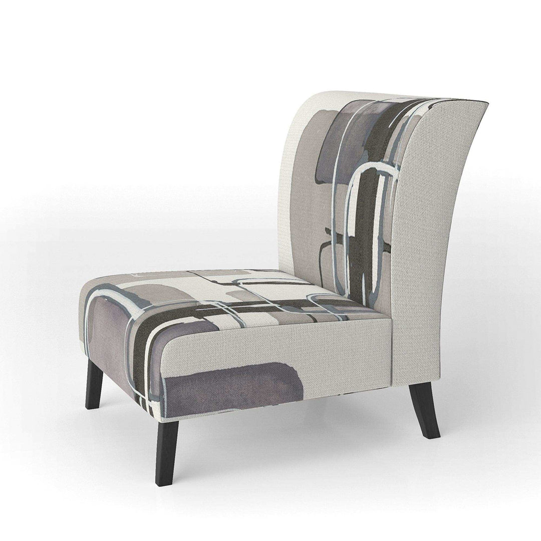 Glam Dancing shape IV Modern Accent Chair