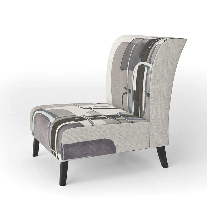 Glam Dancing shape IV Modern Accent Chair