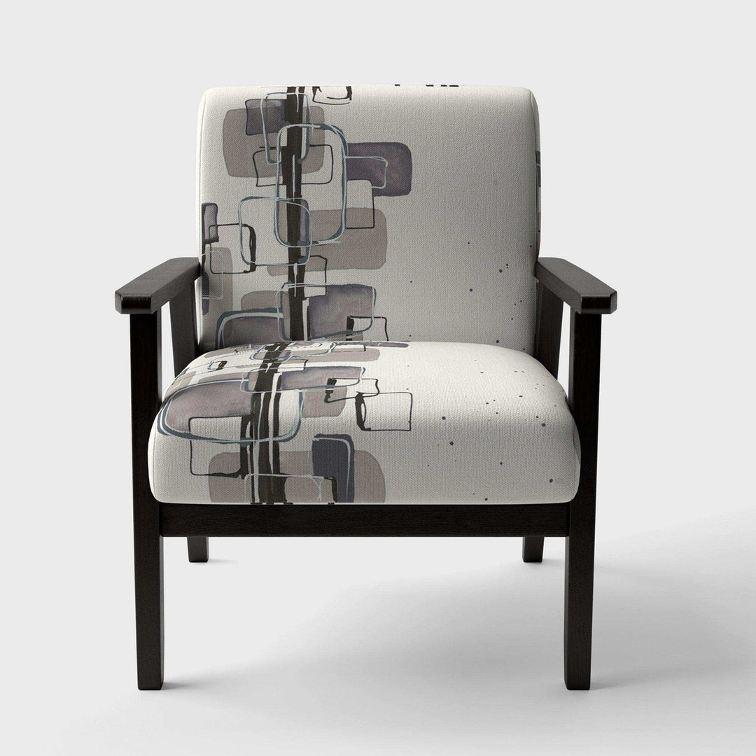 Glam Dancing shape IV Modern Accent Chair