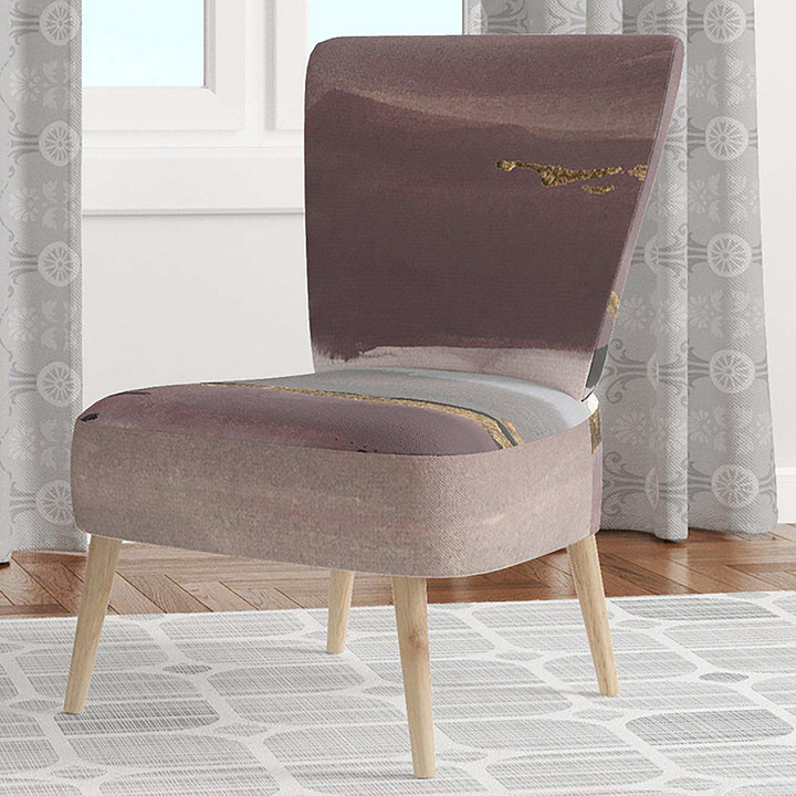 Purple Glam Storm I Glam &amp; Shabby Chic Accent Chair