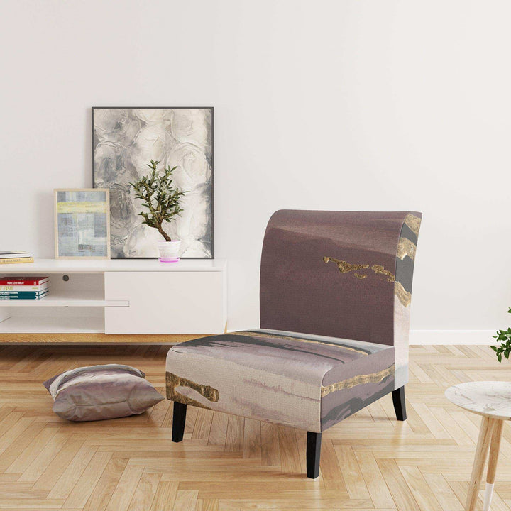 Purple Glam Storm I Glam &amp; Shabby Chic Accent Chair
