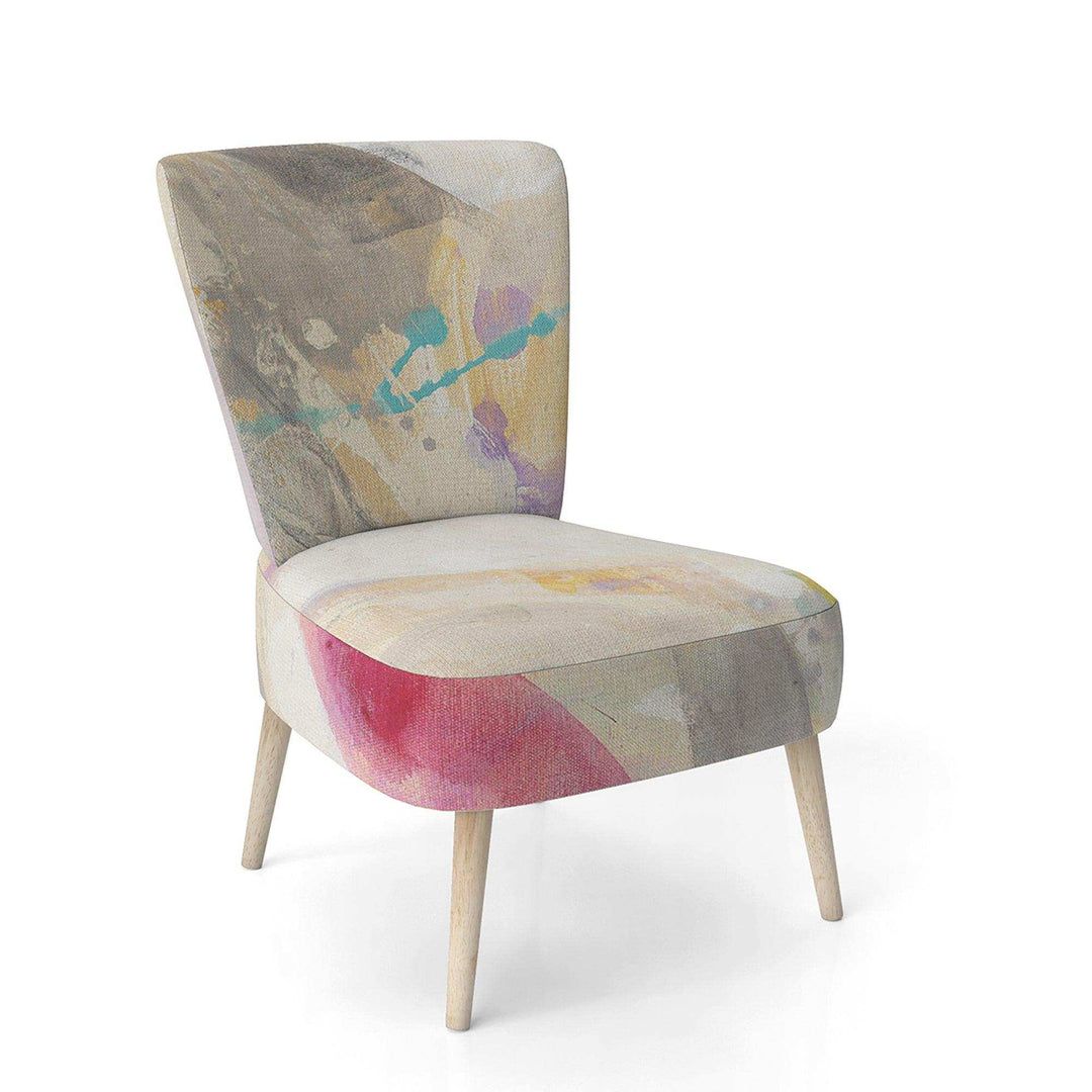 Spring Minimalist Confetti I Modern Accent Chair