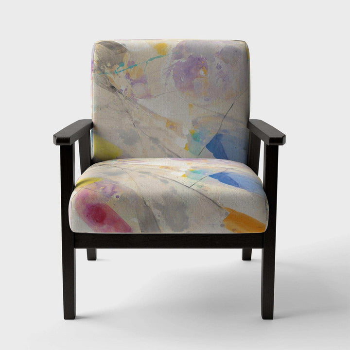Spring Minimalist Confetti I Modern Accent Chair