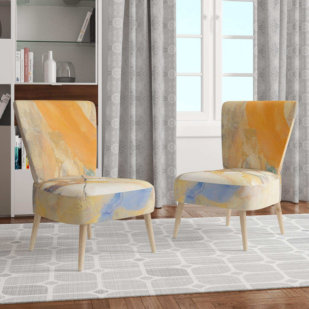 Spring Minimalist Confetti II Modern Accent Chair