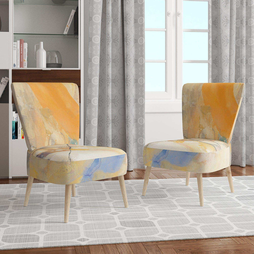Spring Minimalist Confetti II Modern Accent Chair