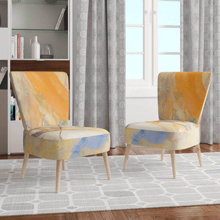 Spring Minimalist Confetti II Modern Accent Chair