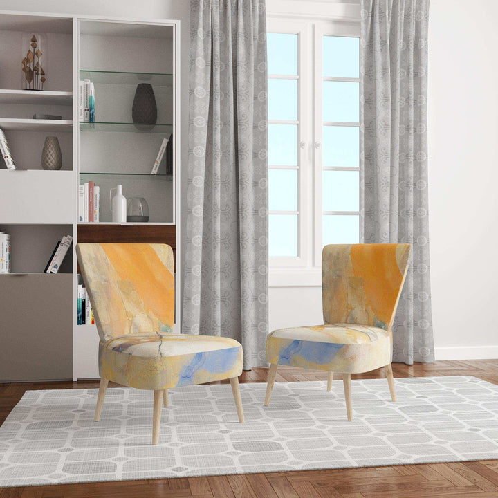 Spring Minimalist Confetti II Modern Accent Chair