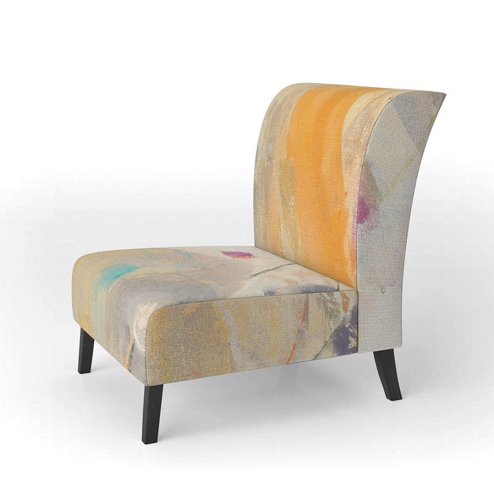 Spring Minimalist Confetti II Modern Accent Chair