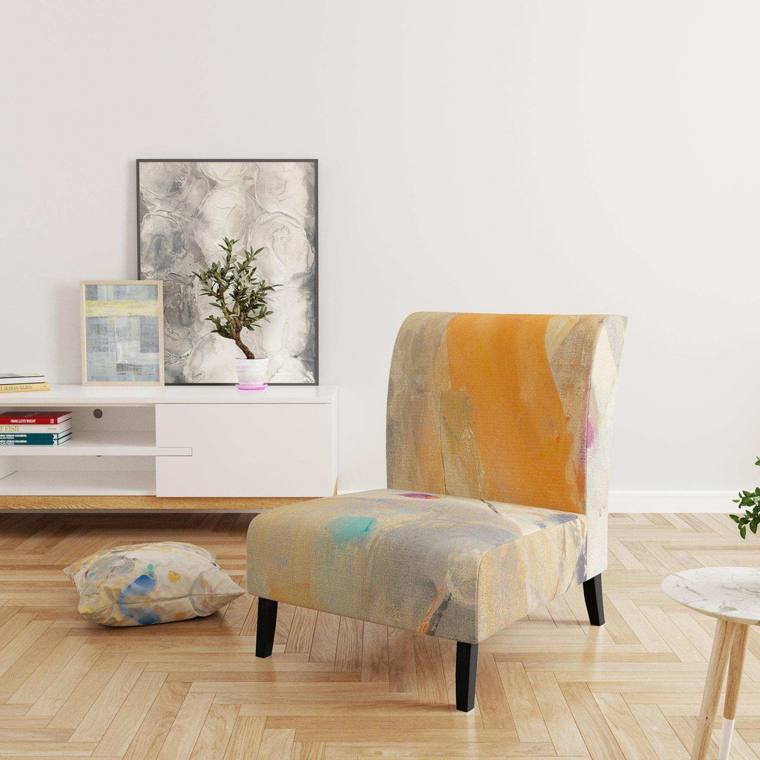Spring Minimalist Confetti II Modern Accent Chair