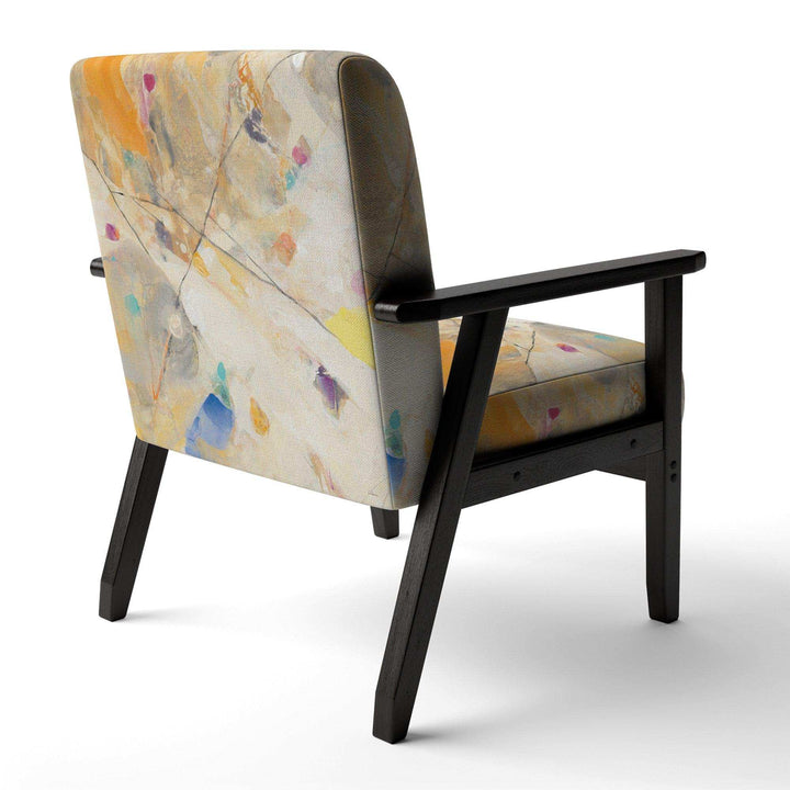 Spring Minimalist Confetti II Modern Accent Chair
