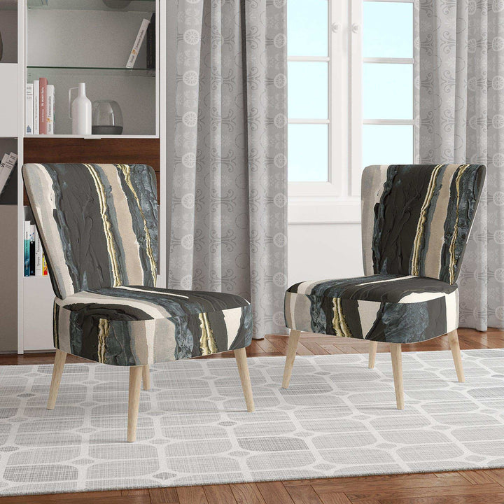 Forest Silhouette II Modern Farmhouse Accent Chair