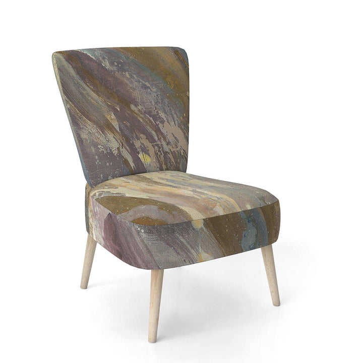 Fire and Ice Minerals IV Farmhouse Accent Chair