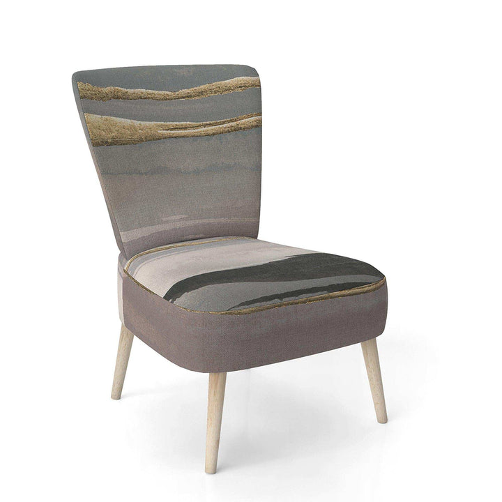Glamorous Morning Fog II Modern Glam Accent Chair