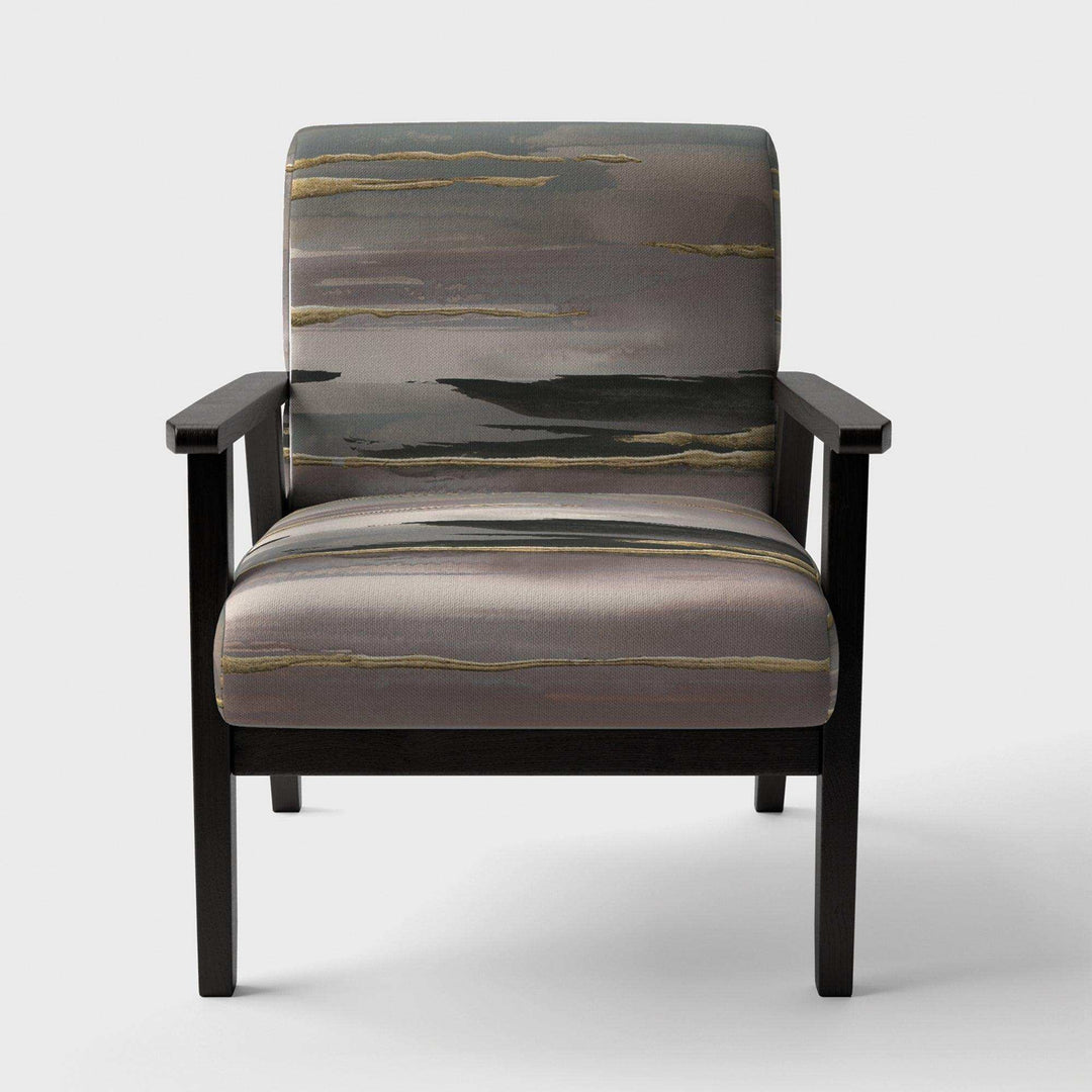 Glamorous Morning Fog II Modern Glam Accent Chair
